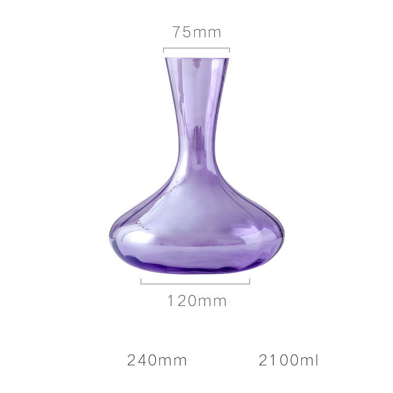 Nordic Style New Purple Crystal Glass Goblet