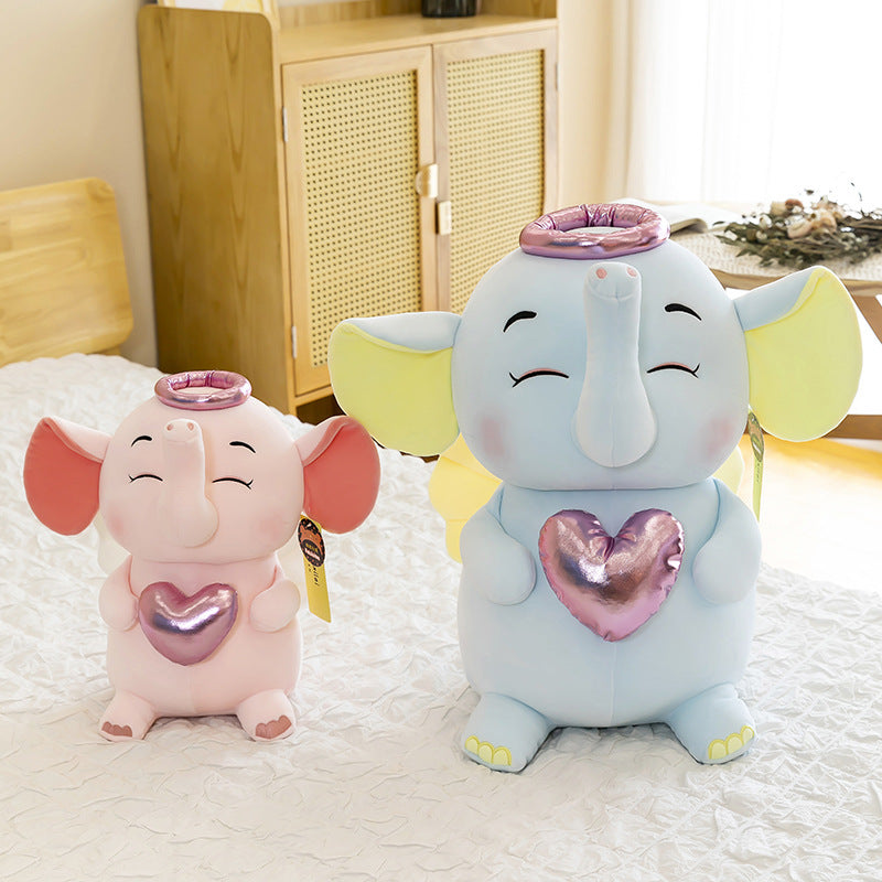 Down Cotton Cartoon Baby Elephant Plush Toy Doll