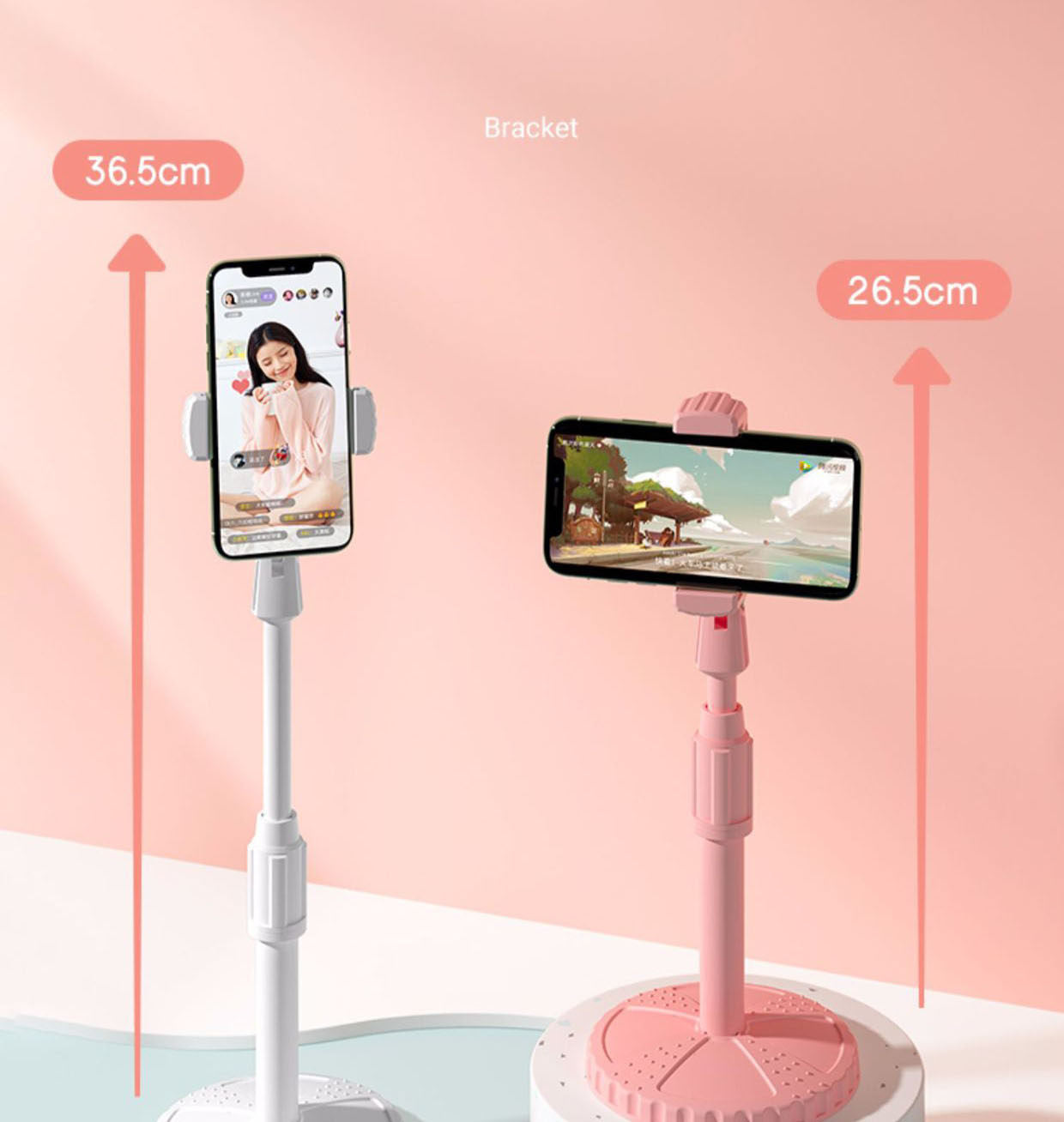 Mobile Desktop Support Net Celebrity Live Broadcast Mobile Phone Stand Lazy Overhead Stand Telescopic Creative Support Stand Gift