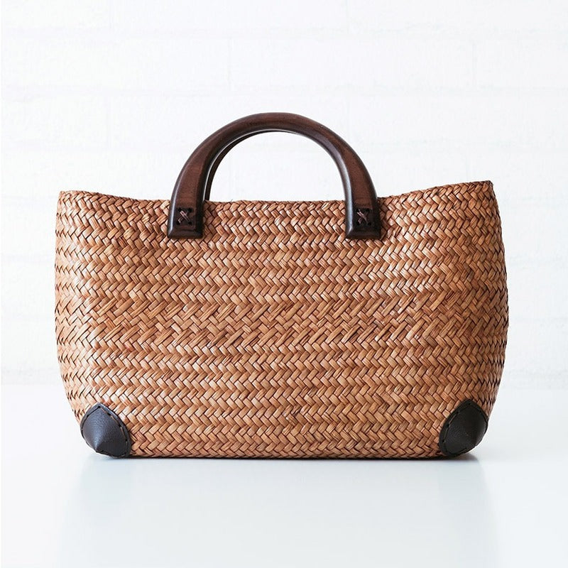 Women's Handbag Retro Storage Rattan Straw Bag Travel