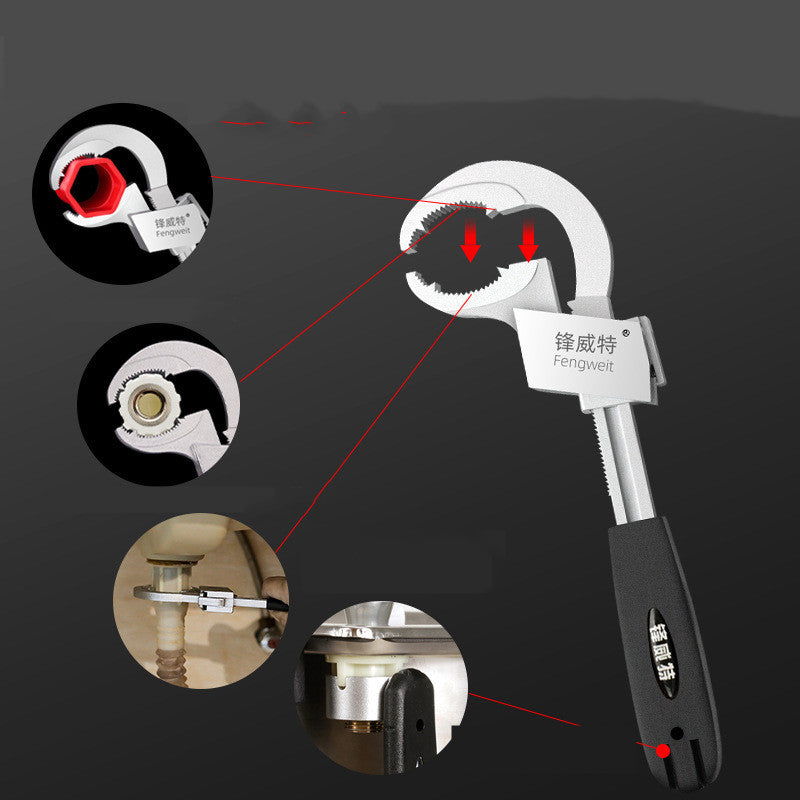 Bathroom Adjustable Wrench Plumbing Repair Tool Set