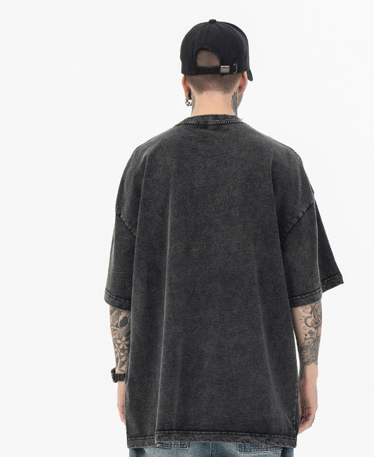 Men's Fashion Printed Short-sleeved T-shirt