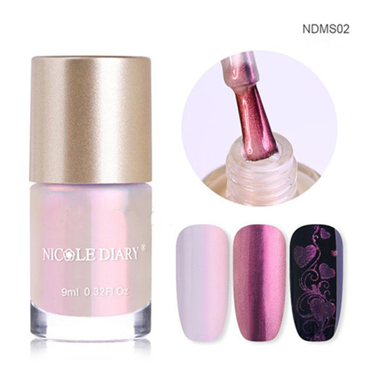 NICOLE DIARY 9ml Nail Polish Set Shell Shimmer Glitter Varni