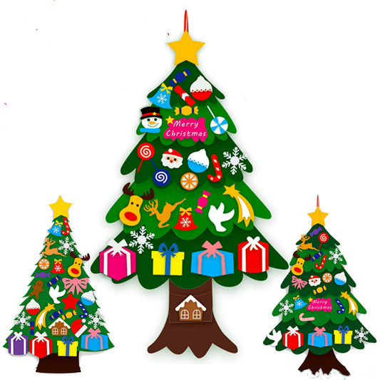 Creative Three-dimensional Felt Children's DIY Christmas Tree Decoration