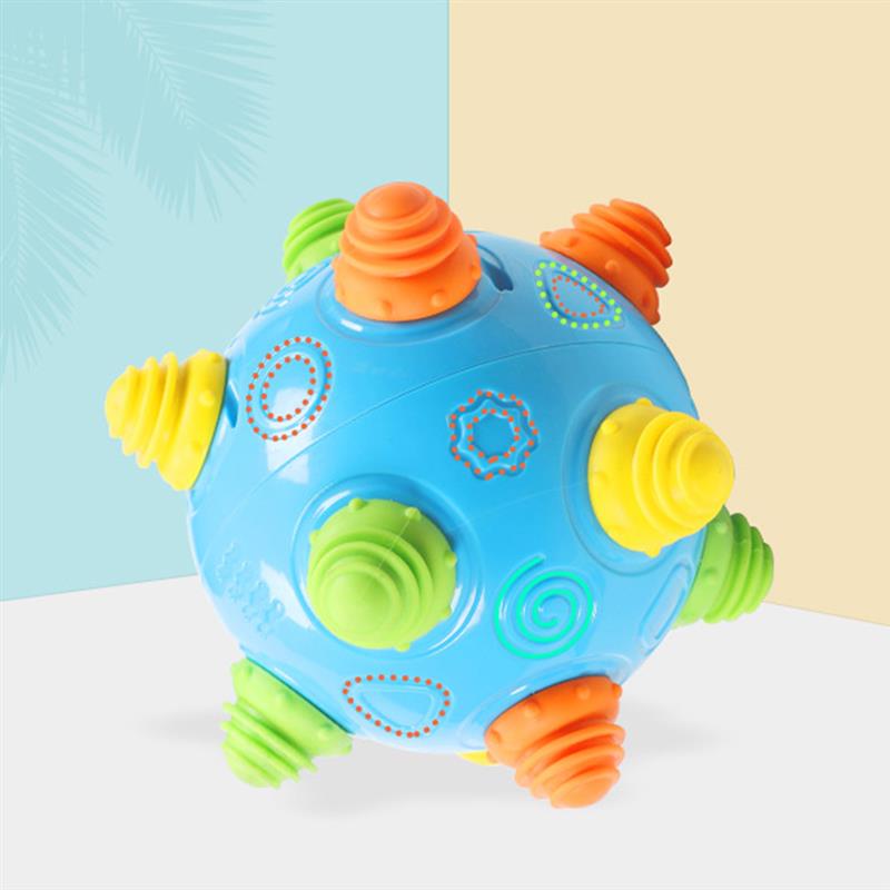 Newborn Baby Kids Music Shake Dancing Free Bouncing Sensory Developmental Ball Toy Music Vibrating Dancing Balls