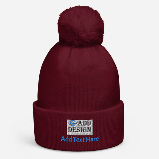 Pom pom beanie